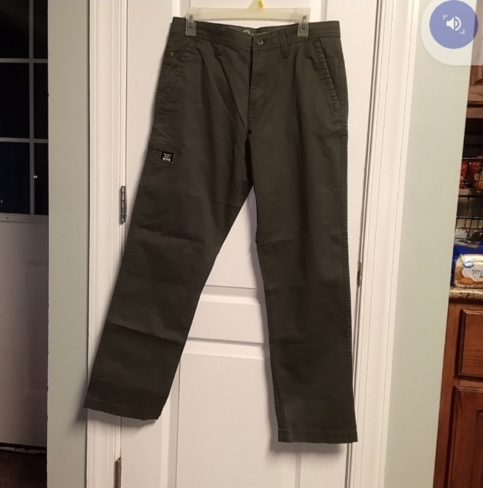 Weatherproff NWT Men's Olive Utility Pants 32 X 30 Security Pocket Workwear